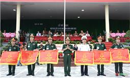 Thượng tướng Lê Huy Vịnh dự Lễ bế mạc Hội thi xe tốt, lái xe giỏi toàn quân năm 2023